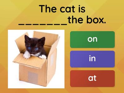 Prepositions of place