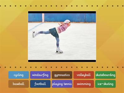 Unit 9 : Get Active : Match the sports