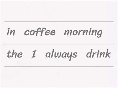 Sentences with Adverbs of Frequency