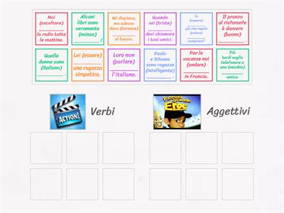 Verbo o aggettivo? Ripasso