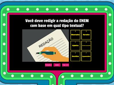 Game: Competências da Redação Enem