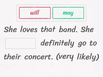 Expressing prediction & possibility