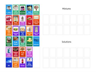 Mixtures and Solutions