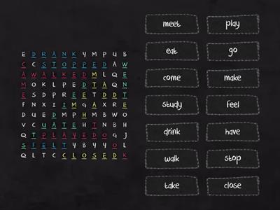 Regular and irregular verbs