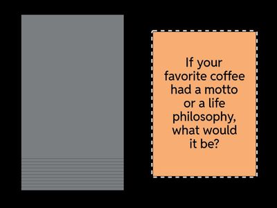 Talking about coffee Advanced