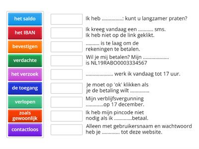 dawid B1 4.3 woordenschat