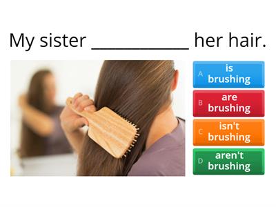 Present Progressive (Affirmative/ Negative)