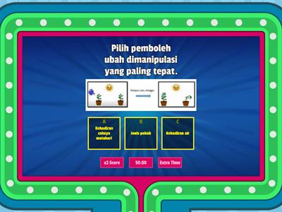 Kuiz Pemboleh Ubah (Sains Tahun 4)