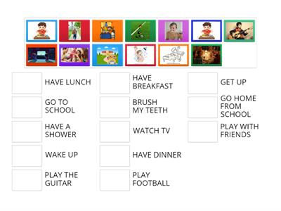 DAILY ROUTINE esercizi