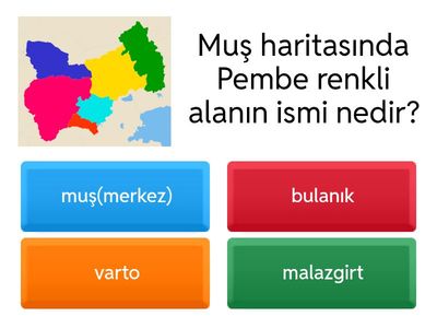 ŞEHRİMİZ MUŞ HARİTASI