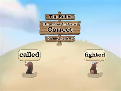 Verbs in Past Simple - Spelling