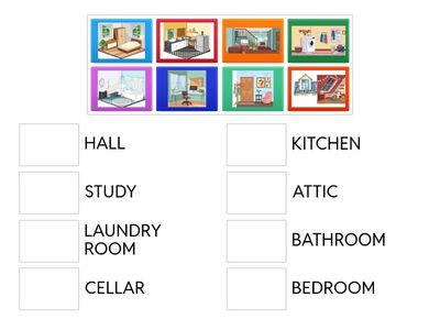 PARTS OF THE HOUSE  VOCAB.