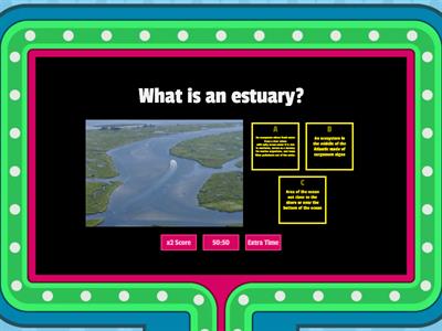 Hydrosphere - Ocean Ecosystem Vocabulary
