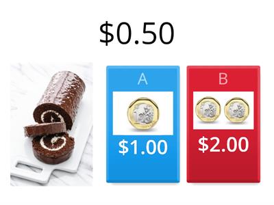 Pay more within $2 (multiple choice) 1