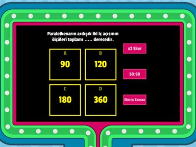 7. Sınıf Matematik Dörtgenler-Çarkıfelek