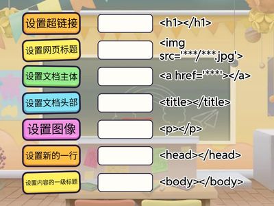 网页标签的定义