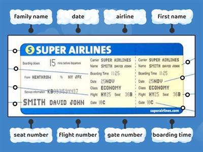 Boarding pass