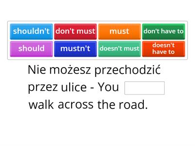 Step plus - must/have to/should