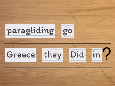 Past tense with emphasis "did"