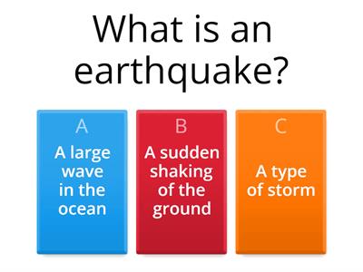 Earthquakes