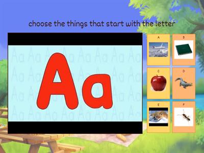 letter a 