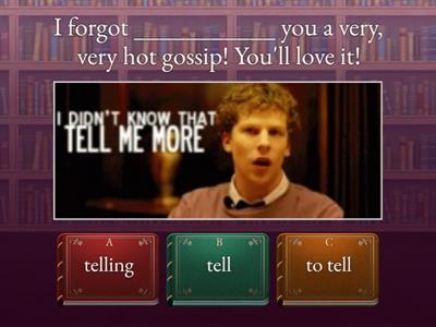 Verb Patterns - B1, B2