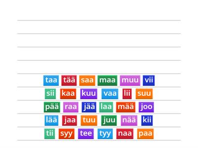 KUMMI 10 yleiset tavut osa 3 - KVV-pitkä vokaali