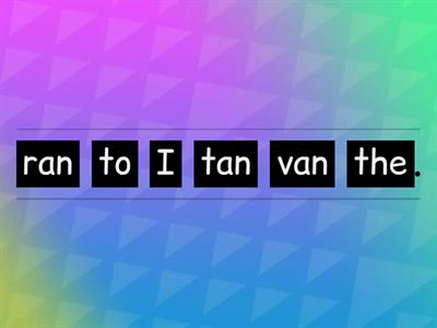 FUNdations Unit 5 sentences