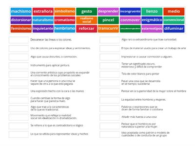 SSSII Vocab Arte y literatura