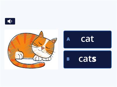 Singular vs. Plural Test