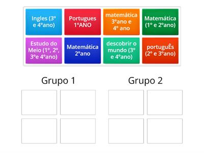 (1ºano ,2ºano,3ºano,4ºano) (1ºciclo )