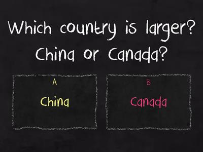 Geography Quizz