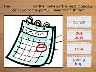 Vocabulary Practice - last class