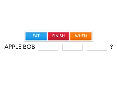 Finish with Questions