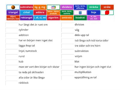 Matematikbegrepp