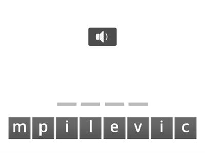 Isabel /c/, /k/, /ck/ spelling