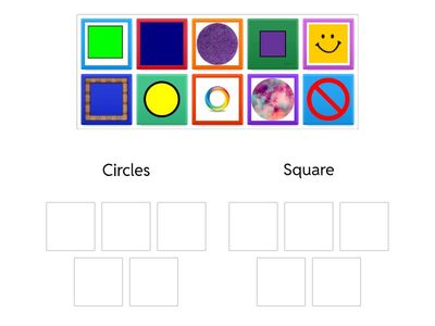 Shape Sorting Circle/Square