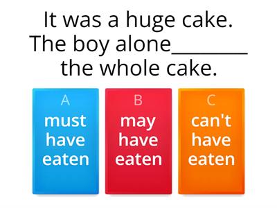  Past Modals of deduction