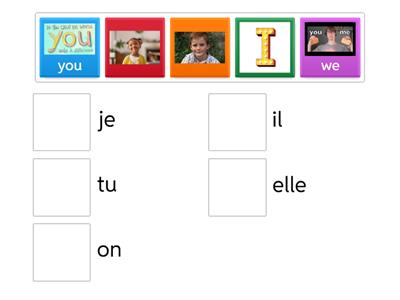 Y6 FRENCH Subject PRONOUNS