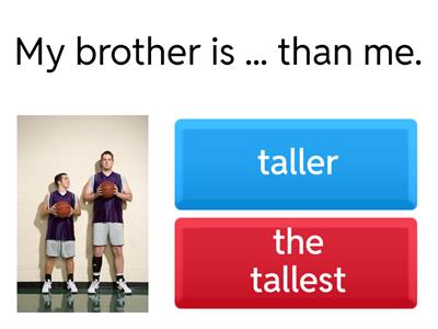  Comparative and Superlative adjectives