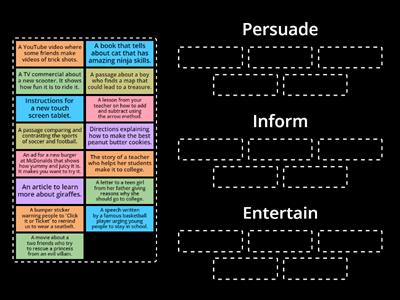 Authors Purpose Practice 