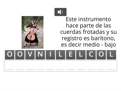 Los instrumentos musicales