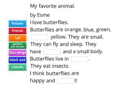 Exercise 2. Animal description A2