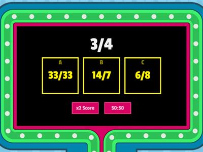 Equivalent Fractions