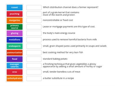 Culinary Arts 2 - Final Exam Review 3