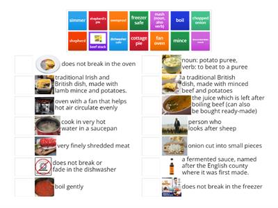 Advanced English: Recipe for shepherd's pie.