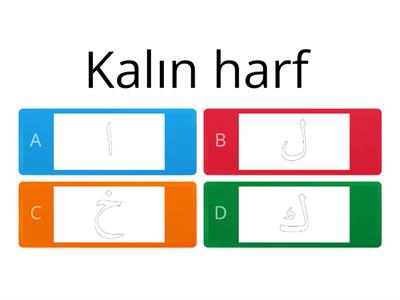 Kalın Harfler test