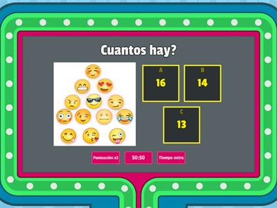  CONTEO DE numeros hasta el 16