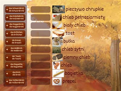 das Gebäck, die Backware pieczywo