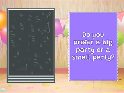 🎂 Birthday Conversation Questions (A1–A2)